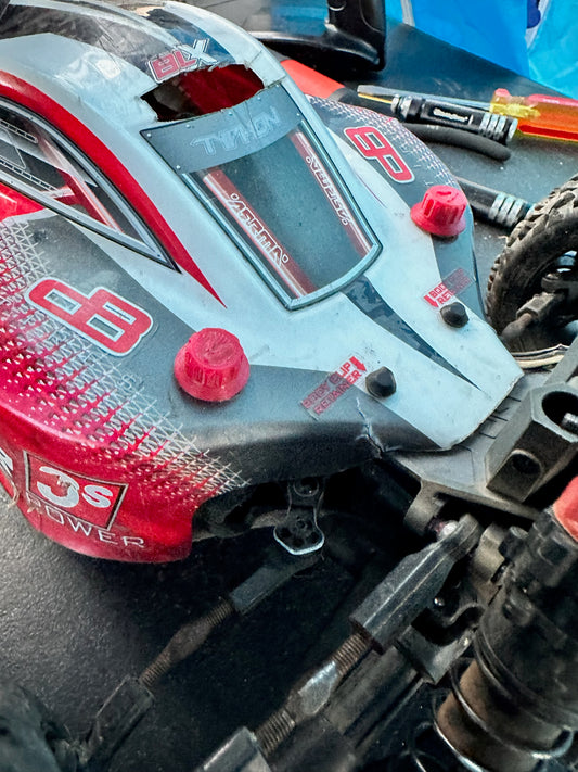 Yeti RC Body Mount Thumbscrew Caps - Pro-Line Compatible