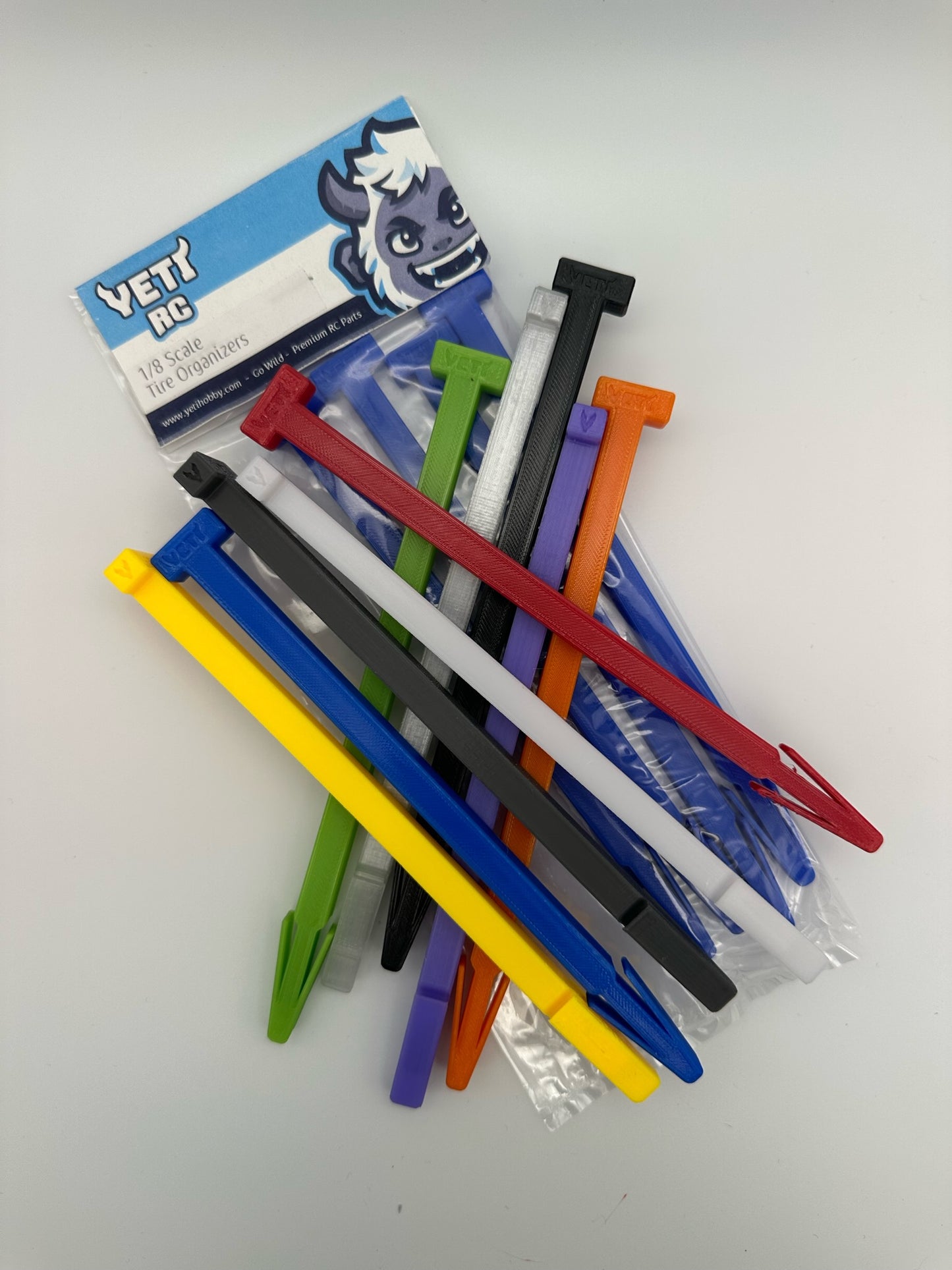 Yeti RC 8th Scale Truggy Tire Organizers