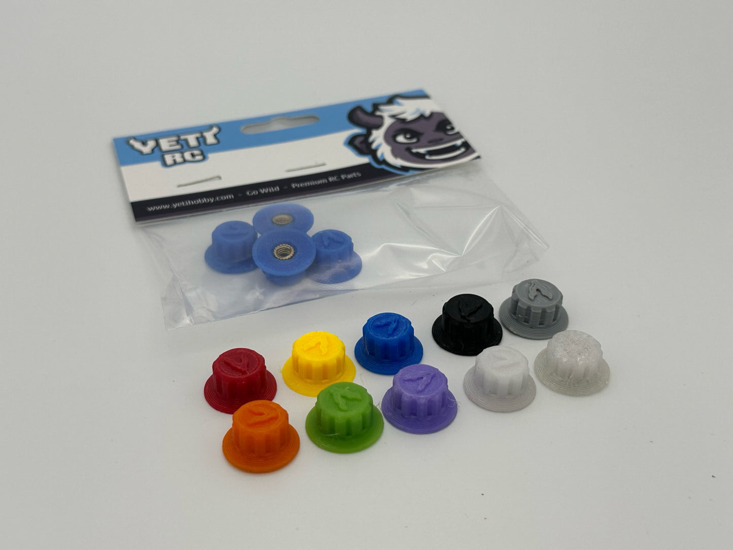Yeti RC Body Mount Thumbscrew Caps - Pro-Line Compatible